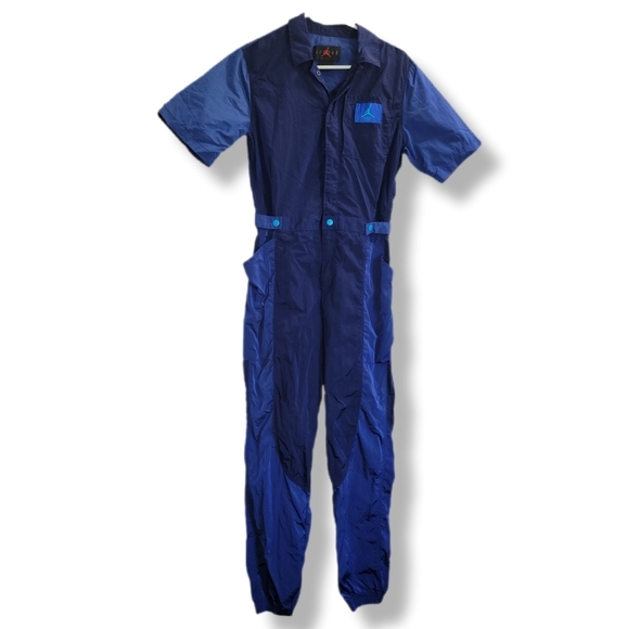 Nike Air Jordan Essentials Flightsuit Y2K Retro Sporty Athletic Jumpsuit - Picture 2 of 14